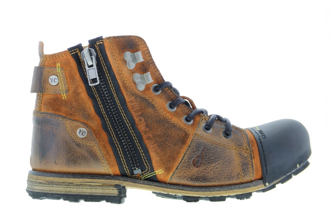 Yellow Cab Industrial Boot Y15419 cognac | Speed Shoes