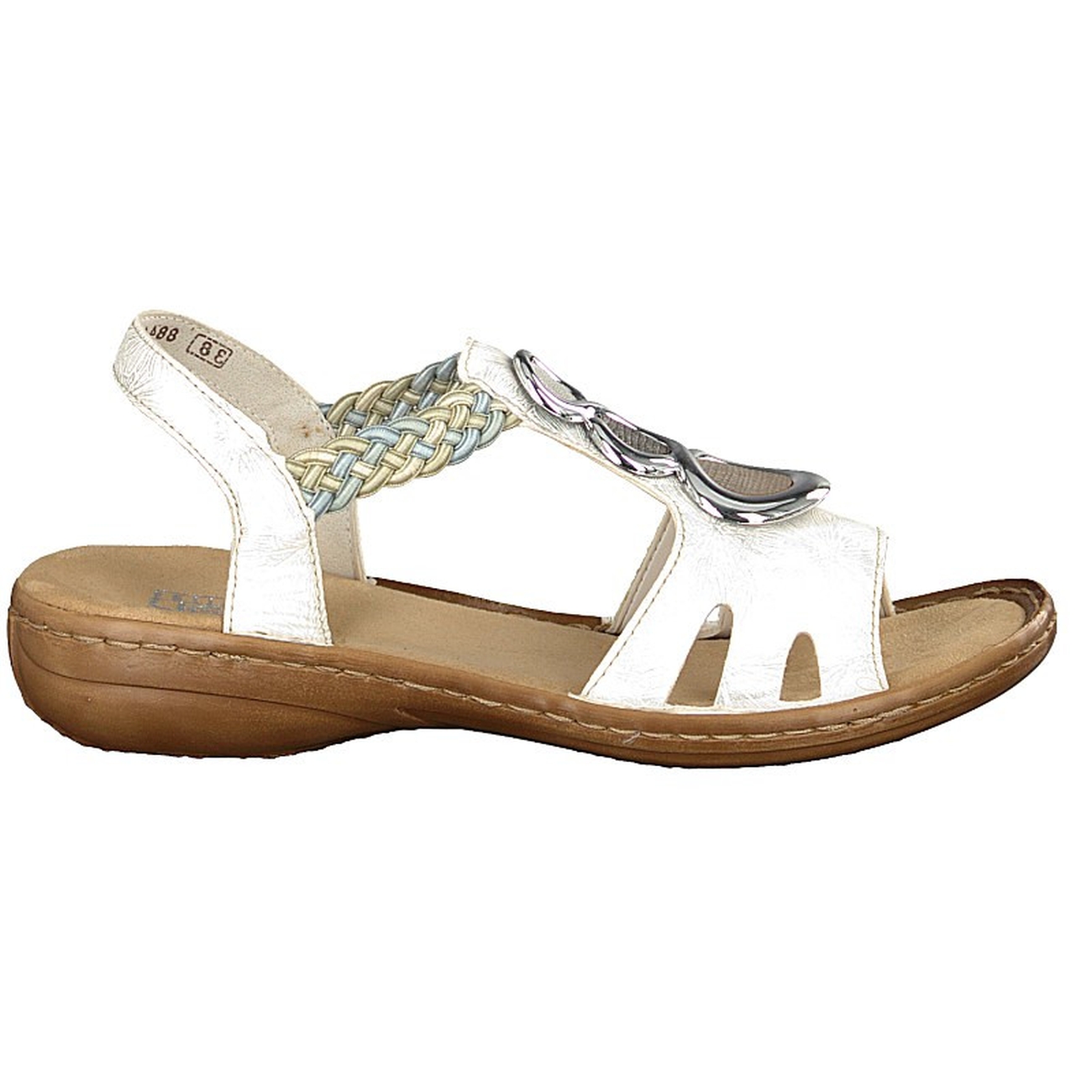 Sandalen von Rieker in Weiß für Damen Sandalen von Rieker in Weiß für Damen